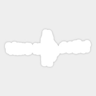 Not Forgotten - White Sticker